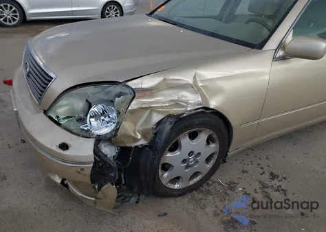 2002 Lexus Ls 430 from USA, damaged, VIN JTHBN30F120070771